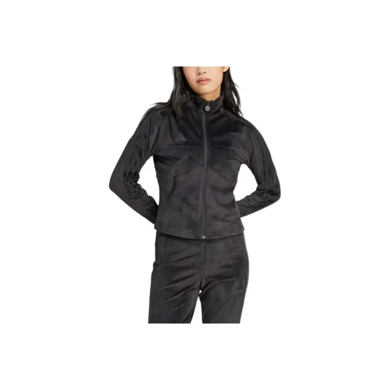 Adidas Free Shipping With AdiClub Tiro Cut 3 Stripes Stretchy Velour Track Jacket-0