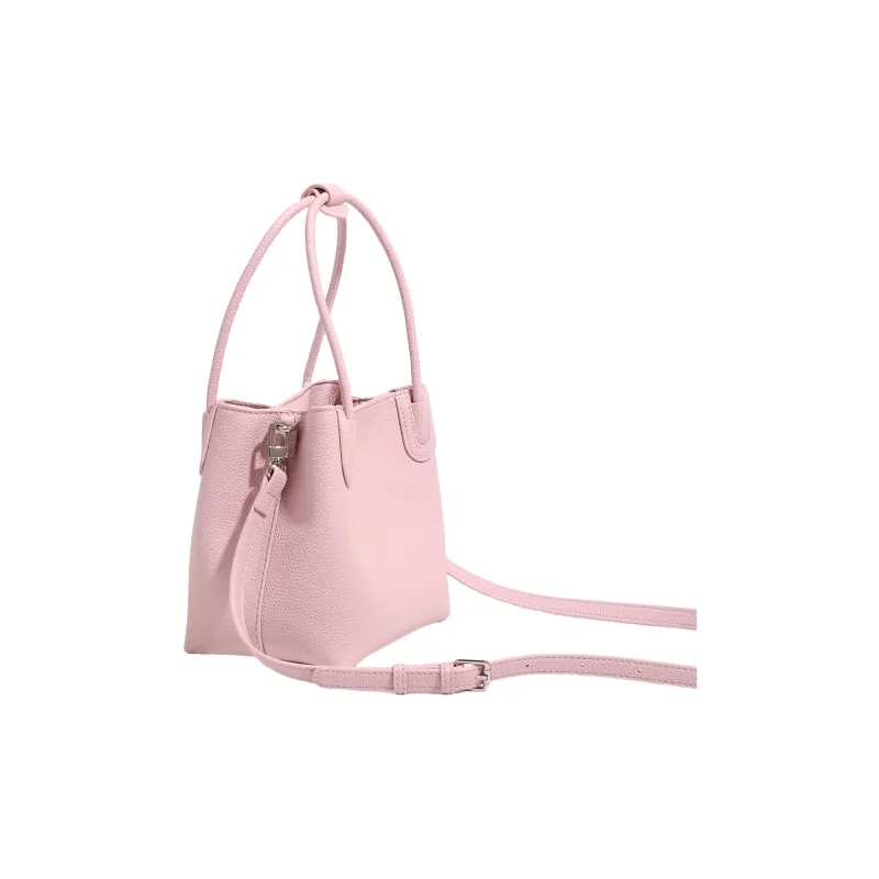 OCTSUI Synthetic Leather Tote Crossbody Handbag Regular Women's Pink-2