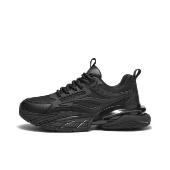 Jeep Chunky Sneakers Men Low Top Black