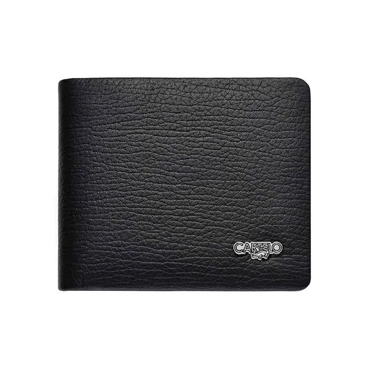 CARTELO Cow Leather Wallet Men's Black-6
