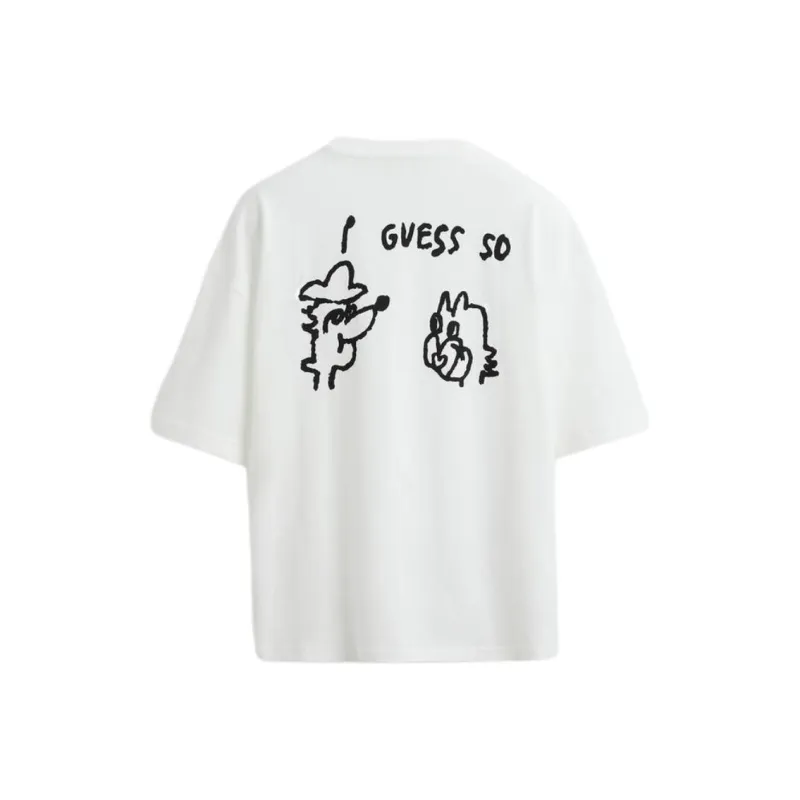ZARA T Shirts Men White-1