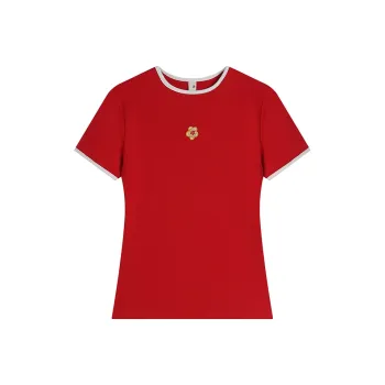 POPWAVE T Shirts Women's Red