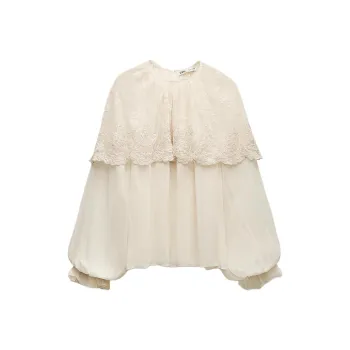 ZARA ZW Series Shirt Women's Natural Color