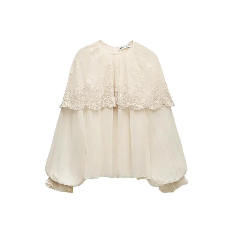 ZARA ZW Series Shirt Women's Natural Color-0