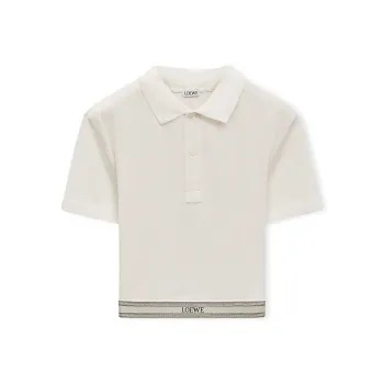 LOEWE FW24 Polo Shirt Women's White