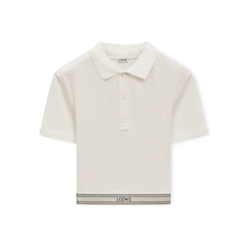 LOEWE FW24 Polo Shirt Women's White-0