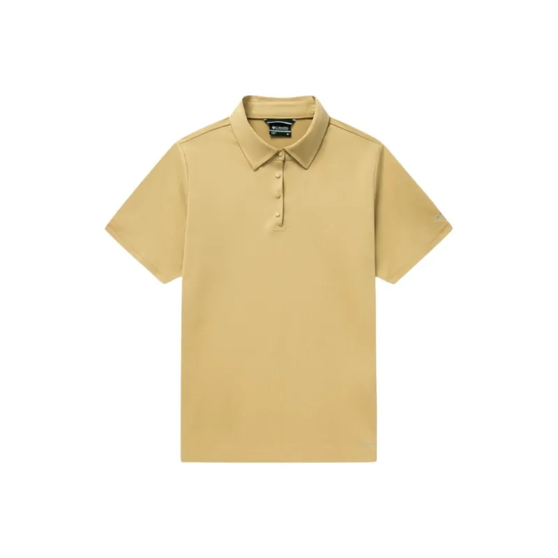 Columbia Transit SS24 Polo Shirt Women's Yellow-0