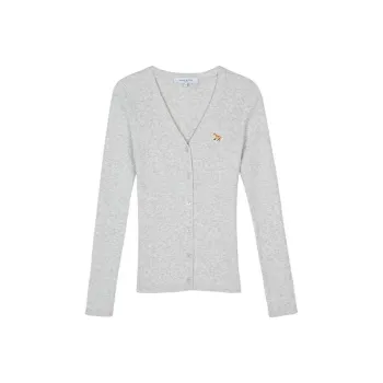 Maison Kitsune Baby Fox Patch Knit Cardigan