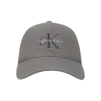 CALVIN KLEIN Cotton Baseball Caps Unisex Bronze Brown