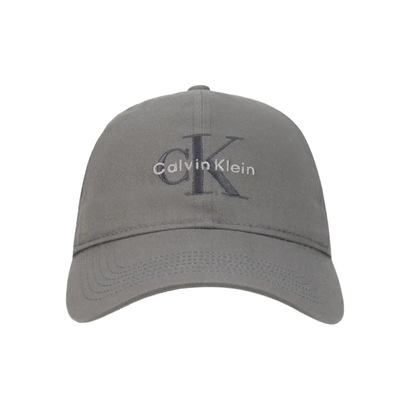 CALVIN KLEIN Cotton Baseball Caps Unisex Bronze Brown-0