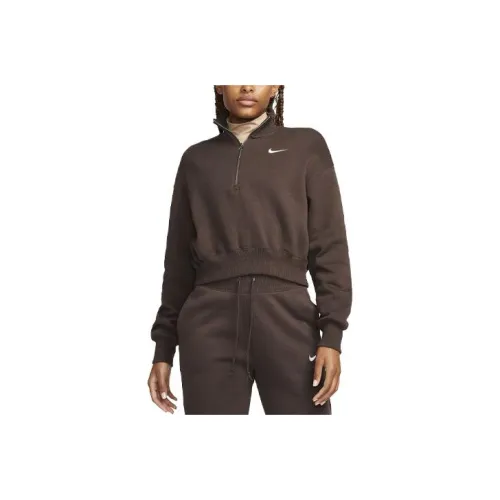 Nike Sportswear Phoenix Fleece Women's 1/4 Zip Cropped Sweatshirt