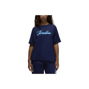 Jordan GRAPHIC T SHIRT T Shirt Women's Midnight Navy/Ice Blue
