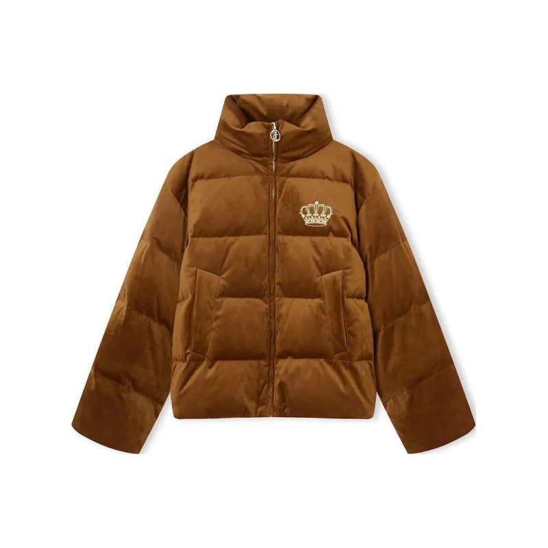 JUZI Down Jacket Women's Dark Brown-0