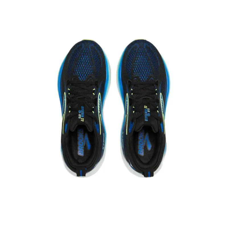 Brooks Glycerin Gts 22 Black Cobalt Neo Yellow-3