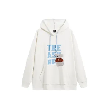 XTEP Semi sugar Series Sweatshirt Women's Antique White