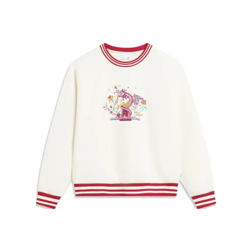 LiNing Rijin Doujin Collection Sweatshirt Women's Ecru