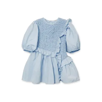 CECILIE BAHNSEN Ruched bodice Puff sleeve Blouse