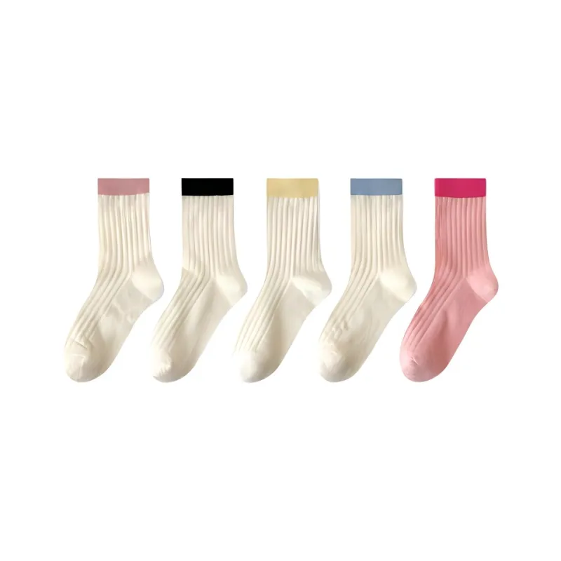 H YXIANG Mid Calf Socks Women's Combo Set-8