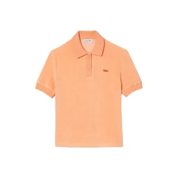 LACOSTE Polo Shirt Women's Light Orange