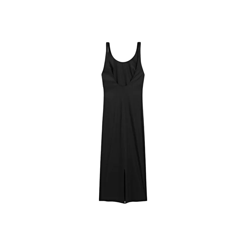 Massimo Dutti Slip Dress Women's Black-1