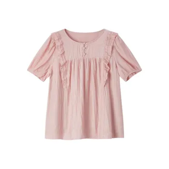 EICHITOO Chiffon Shirt Women's Pink