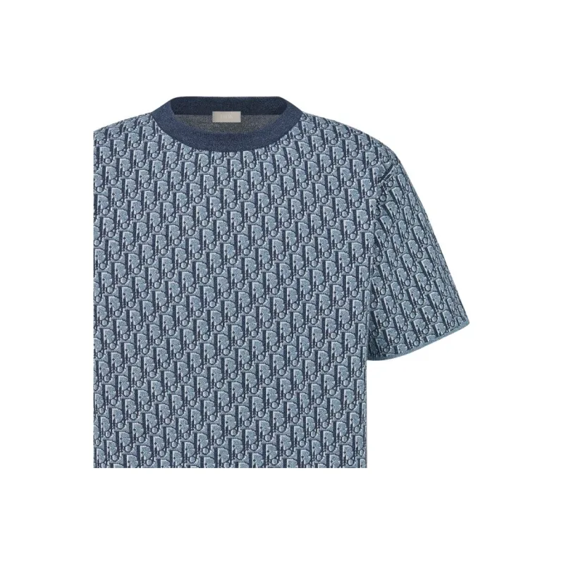 DIOR T Shirts Men Blue-5