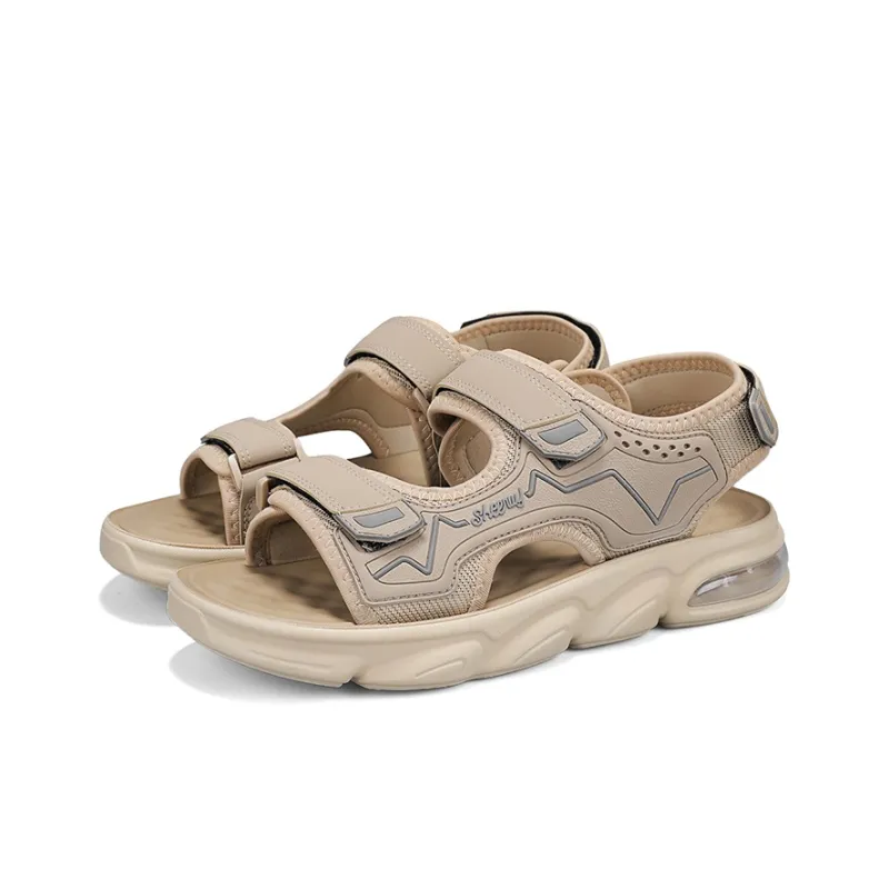 Ncmt Beach Sandals Men Black Orange/Black Gray/Khaki-12