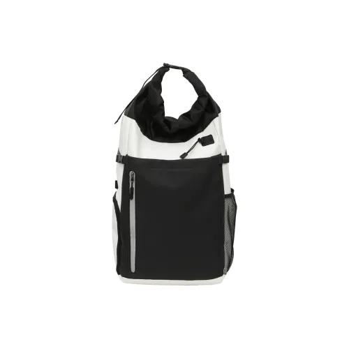 GOBLIN SHARKS 1759 Nylon Backpack Unisex White/Black/Gray