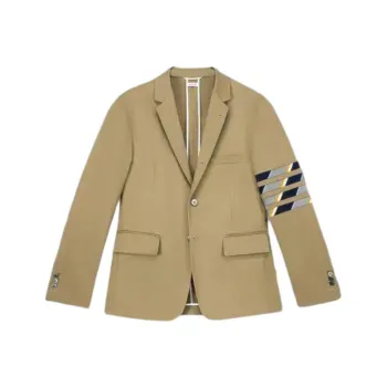 THOM BROWNE Business Suits Men Camel