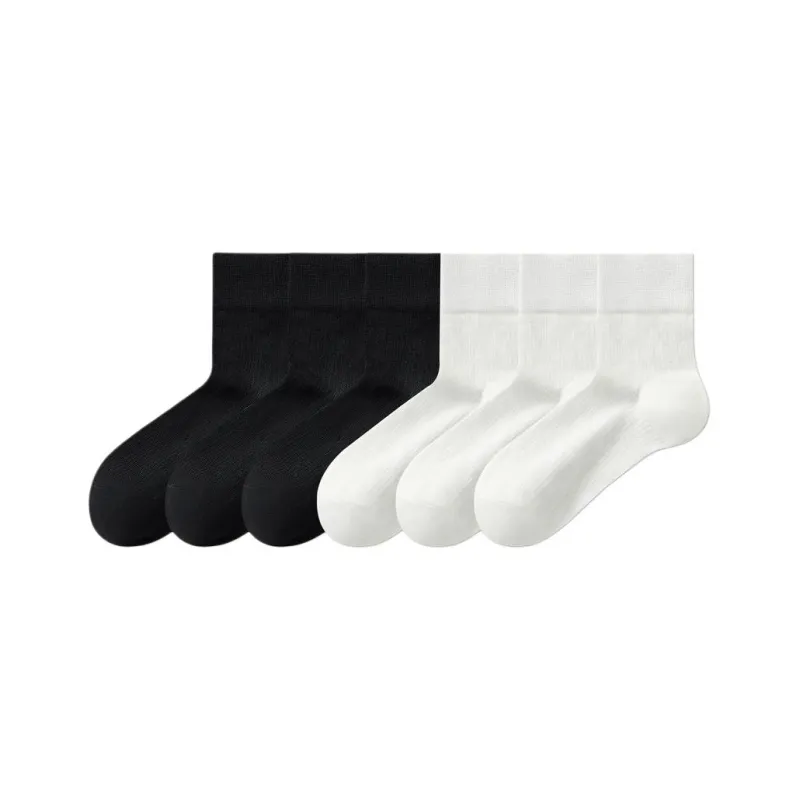 Temooues Mid Calf Socks Women's Combo Set-7