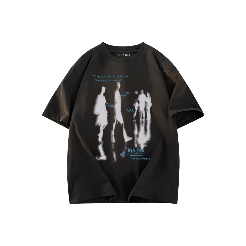 TINA GIA T Shirts Unisex-0