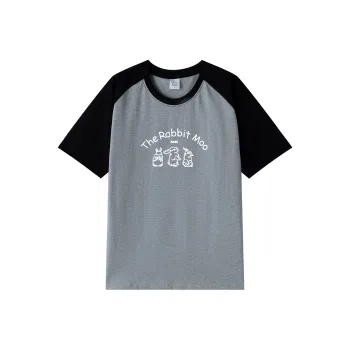 TEME T Shirt Women's Gray & Black