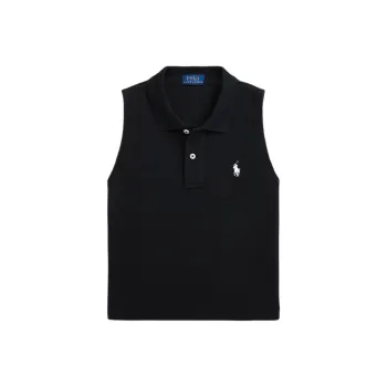 Polo Ralph Lauren SS24 Polo Shirt Women's Black