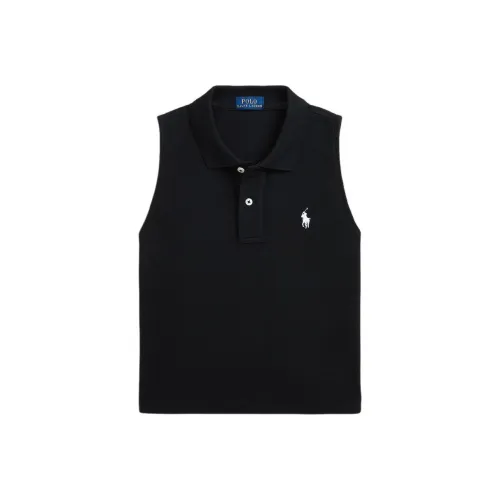Polo Ralph Lauren SS24 Polo Shirt Women's Black