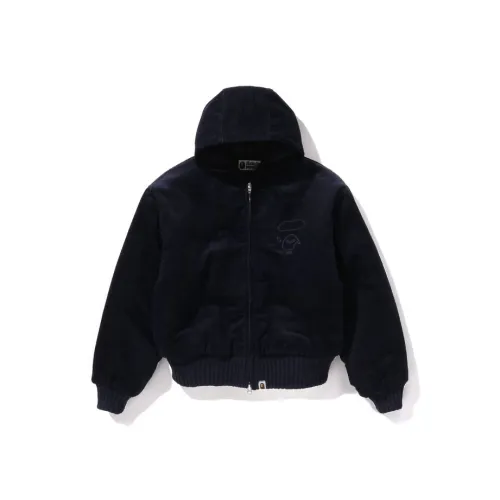 A BATHING APE FW24 Jackets Coats Women's Dark Blue