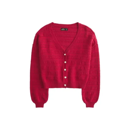Hollister Knitwear Women's Red