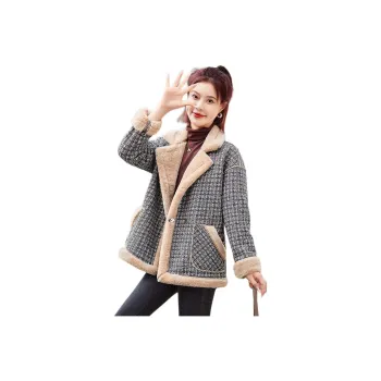 Mo Han Yi Mei Jackets & Coats Women's Coffee