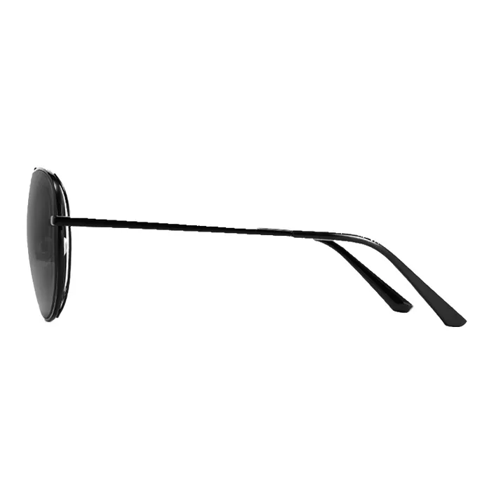 BERTHA Metal Square Sunglasses Unisex Black-11