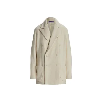 Ralph Lauren Collection Herringbone Double breasted Blazer