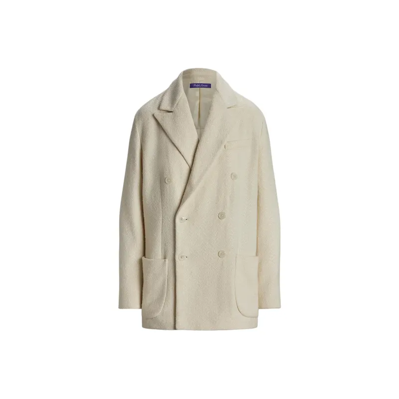Ralph Lauren Collection Herringbone Double breasted Blazer-0
