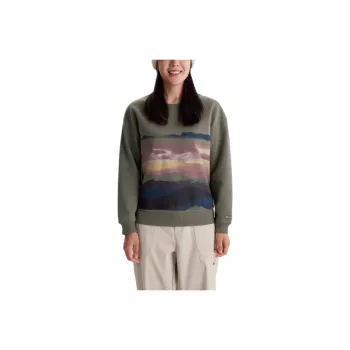 Columbia City Outdoor Collection Sweatshirt Women's Gray Green
