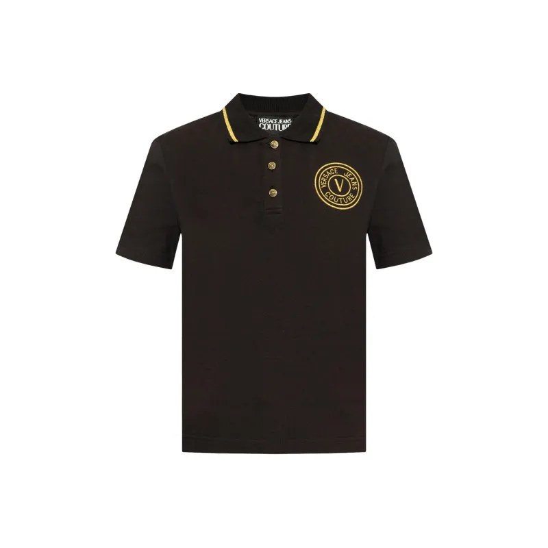 VERSACE JEANS COUTURE Logo Polo Top-0