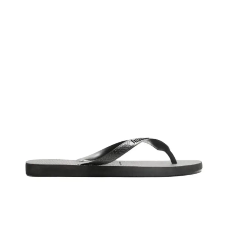 Havaianas x ZARA Rubber Sole Abrasion Resistant Flip Flops Men's Black-1
