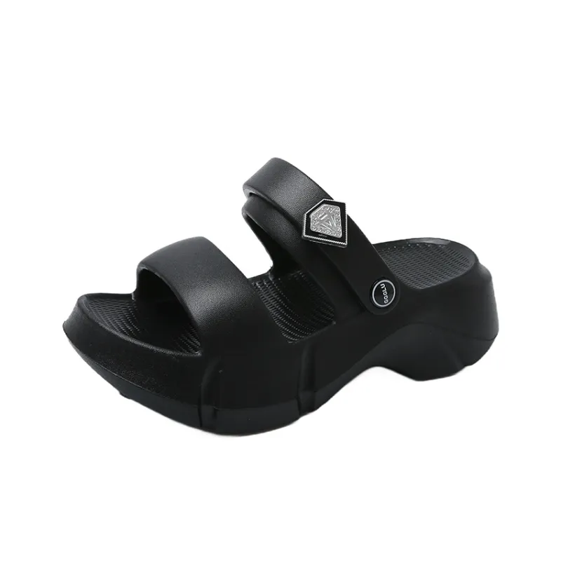 REIHUNG Beach Sandals Women's White-5