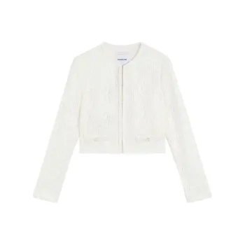 Bebe SS24 Jackets Coats Women's Raw White