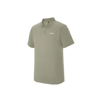 Adidas Polo Shirt Men's Silver Gray
