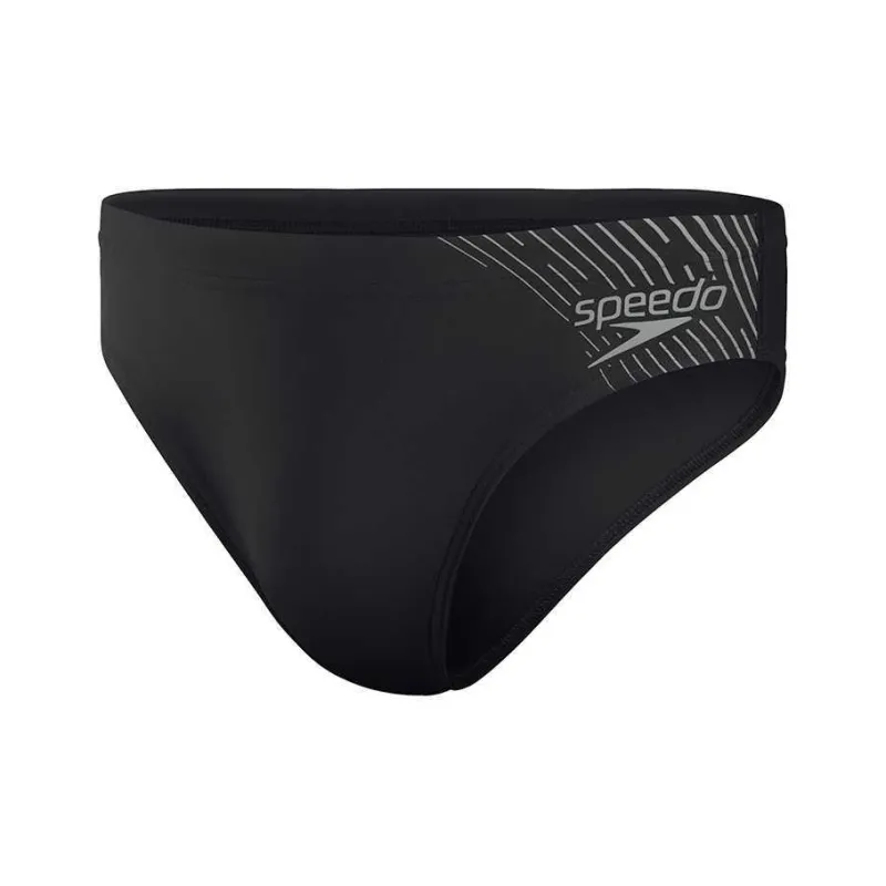 Speedo Swimming Shorts Men's Black/Gray-0