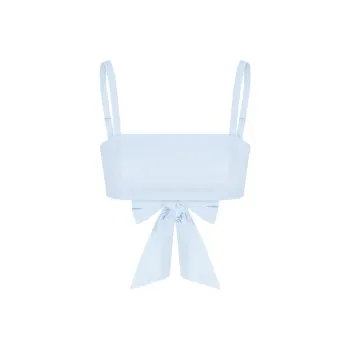 Khy SS24 DROP 007 Poplin Bralette Camisole Women's ICE BLUE/Ice Blue