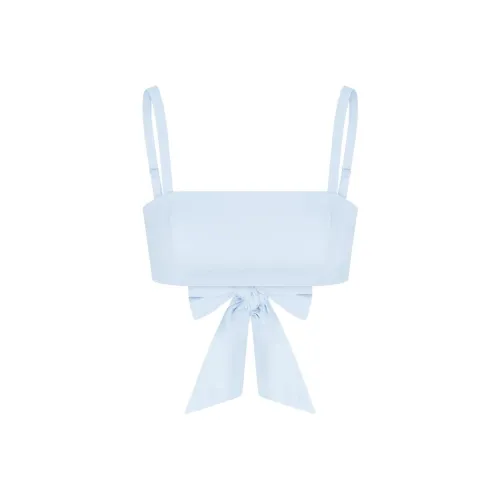 Khy SS24 DROP 007 Poplin Bralette Camisole Women's ICE BLUE/Ice Blue