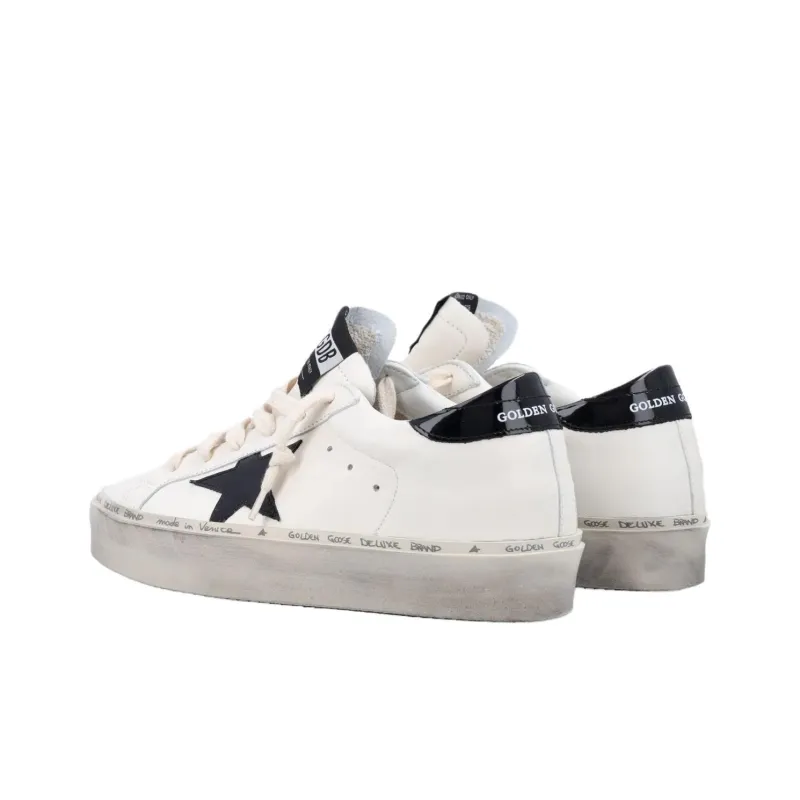 Golden Goose Hi Star Low Top Skateboard Shoes Women's White-3